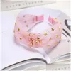 Opaski na głowę Bohemian Hairband Vintage Sweet Brimmed Hair Roop z diamentową gwiazdą romantyczną koronkową gazą akcesoria na nakrycia głowy C3 D DHJG5