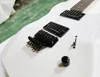 6 strängar vit elektrisk gitarr med Floyd Rose Rosewood fretboard anpassningsbar