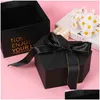 Gift Wrap Heartshaped Gift Wrap Originality With Hand Gifts Der Box Lipstick Per Bow Set Packaging Portable Paper Case 101 E3 Drop D Dheyc