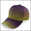 Party Hats Party Hats Colorf Gradient 5 Styles Personality Adjustable Baseball Cap Adt Sun Hat Europe And America 100Pcs 771 B3 Drop Dh9Bs