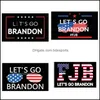 Bandeiras de banner 2024 Lets Go Brandon Trump Bandeira eleitoral de dupla face 150x90cm 5204 Q2 Drop Delivery Home Garden Festive P DH2SH