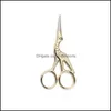 Scissors Crane Scissors Cutter Embroidery Stainless Steel Vintage Style Embroidered Nose Hair Hand Tools 115Mm 6 44Xhe1 Drop Deliver Dhrsl