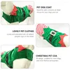 Trajes de gatos roupas de cães de natal