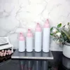 Strumenti per il trucco 142850PCS Bottiglia per pompa di schiuma di plastica bianca rosa Vuota Ciglia per viso Detergente Bottiglia cosmetica Dispenser di sapone Bottiglia di schiuma 221205