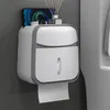 Soportes de papel higiénico Caja de papel higiénico Accesorios de baño montados en la pared Organizador de papel de almacenamiento de baño Etagere De Rangement Soporte de papel higiénico 221205