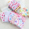 Trosor 6st Lot Girls Cartoon Briefs Children Cotton Underwear Heart Printing Barn Kort tjej underbyxor Storlek 1T 12T 221205