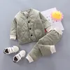 Kleidung Sets Winter Herbst Baby Jungen Kleidung Volle Hülse Parkas Hosen 2 teile/satz Baumwolle Anzüge Kinder Kleinkind Marke Trainingsanzüge 221203