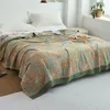 Filtbambufiber våffla mode hemsäng med blanket strand bad wraps möbler som täcker dekor 221203