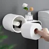Toilettenpapierhalter ONEUP Wasserdichter Spenderhalter Badezimmer-Tücherbox Wandrollen-Aufbewahrungszubehör 221205