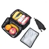Storage Bags Thickened Double-layer Lunch Bag Reusable Heat-insulating Breast Milk Fresh-keeping Food Heat-preserving Portable Packet