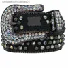 Designer Bb Belt Simon Belts for Men Women Shiny diamond belt Black Blue white multicolour with bling rhinestones as gift caritas01