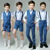 Costumes printemps fleurs garçons costume de mariage formel campus étudiant robe gentleman enfants cérémonie costumes uniforme scolaire avec chemise 221205