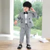 Garnitury formalne ubiór dzieci Zestaw przyjęcia weselnego na przyjęcie na wybieg Kostium fortepianowy kostium dzieci Blazer Spods Zestawy odzieży 221205