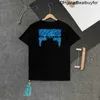 Ofs Luxury T-shirt Brand Classic Mens Fashion T Shirts Loose erbjuder bomullsmän Kvinnor Högkvalitativa designers Kort ärm Letter Oil Paint Tees Tops Hwx0