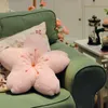 Cushiondecorative Yastık İns Pembe Kiraz Yaprakları Kız Yatak Odası Oturma Odası Dekor Pencere Zemin Koltuk Peluş Tatami Blossom 221205