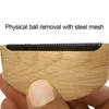 Holz Epilierer Pullover Kleidung Lint Remover Rasierer Stoff Manuelle Tragbare Holz Lint Trimmer Kamm Rasierer Großhandel AA