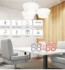 Wanduhren 3D LED Modernes Design Digitale Tischalarm Nachtlicht Saat reloj de pared Uhr Für Zuhause Wohnzimmer Dekoration 221203