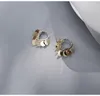 Kolczyki projektanta Modne złote kolczyki dla kobiet Puck Rock Vintage okrągły wisiorek ucha haczyk dżego 2022