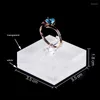 Jewelry Pouches Transparent White Acrylic Ring Shelf Multi Bracket Pedestal Display Props