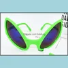 Autres événements Fournitures de fête Nouveauté Lunettes drôles Design Mascarade Ball Cosplay Prop Spectacles Halloween Cadeau Fournitures de fête Gree Dhj6K