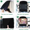 Tablet Car Headrest Mount Stand for Kids in Back Seats 360 Adjustable Anti-Slip Strap and Holding Net Holders Compatible with All 7 Inch to 10.5 Inch Tablets