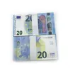 Party Supplies 2022 Fake Money Banknote 5 10 20 50 100 100 dollars Euros Bar de jouet réaliste accessoires Copie Copie de monnaie Film Money Billets 100 PCS