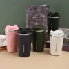 Mugs Double Stainless Steel Coffee Thermos 380510ml Multi Purpose Portable Cup Leakproof Car Travel 221205