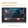 سيارات ستيريو راديو 2 DIN 7 بوصة Bluetooth Stereo مستقبل USB