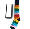 Bas Designer Hommes Femmes Chaussettes Laine Bas Haute Qualité Rues Senior Confortable Genou Jambe Chaussette