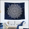 Tapestries Bohemia Drukt Tapestry Fabric Art Mandala Beachhanddoeken Eco Vriendelijke OPP -pakketten Tapestries met hoge kwaliteit 19glb J1 DHDHU