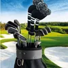 기타 골프 제품 POM 니트 클럽 헤드 커버 우즈 드라이버 페어웨이 하이브리드 번호 태그 3 5 7 x 드롭 221203