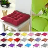 Coussin Oreiller Décoratif 124 pcs 37x37 cm Maison Siège Pad Hiver Bureau Bar Chaise Dos s Canapé Fesses 221205