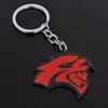 Fashion Car Keychain Keyring Key Chain Key Ring For Dodge Challenger Hellcat SRT Auto Logo Keyfob Styling