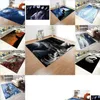 Ковры ковры 3D Wolf Print Carpets для гостиной постельное белье. Прихожая Большой зона йоги современные коврики на открытом воздухе дома 710 K2 Drop Dh72r