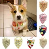 Vêtements pour chiens imprimé de fruits petit chat écharpe pastèque toilettage pour animaux de compagnie bavoirs réglables fournitures produits vente