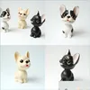Party Favor Natural Resin Animal Party Favor Style Bobbleheads Mobile Dog Tabletop Cartoon Black Cream Color Vehicle Shaking Head De Dht0I