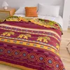 BlanketMuslin Throw Blanket Cotton Gauze Warm Soft Plaid Winter Bedspread Comforter Home Decor 221203