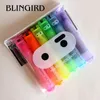 PCSSet Coniglio Mini Evidenziatore Fluorescente Penna Kawaii Gesso Pennarelli Materiale di Cancelleria Escolar Papelaria Scuola Supplie