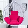 Pillow Swing Chair Sofa Cushion Mat Hanging Indoor Outdoor Patio Egg Chairs Seat Pad Pillow Without 1913 V2 Drop Delivery Home Garde Dh9Pr