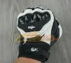 Gants de moto ST643 gants d'équitation respirants portables en cuir court chevalier gants incassables en Fiber de carbone