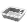 Dish Racks Folding Bowl Rack Mti Function Draining Basket Dinner Plate Sile Storage Racks Telesco Basin 531 H1 Drop Delivery Home Ga Dhtwe