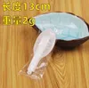 5000pcs Disposable Plastic White Scoop Folding Spoon Ice Cream Pudding Scoop With Individual Package SN419