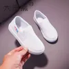 Sneakers Children Shoes All Match Board Boys and Girls Baby White Flats Solid Color Kids Simple Breatble Non Slip 221205