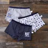 Trosor 3 st Pack Teen Underwear Cotton Plaid Kort för barn pojkar barn tecknad lejon boxare shorts ung pojke understativ 221205