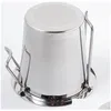 Kaffe te -verktyg återanvändbart rostfritt stål te -silinuser filterkorg vikning för tekanna CCA9198 541 S2 Drop Delivery Home Dhan0
