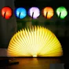 Night Lights Brelong Usb Rechargeable Colorf Color Change Book Light Led Reading Red Blue Gold Brown Yellow Drop Delivery Lights Lig Ott2K