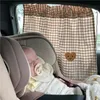 Crib Netting Car Sun Shade Curtains Cute toon Bear Styling Rear Side Window Windshield Sunshade Protect 221205