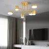 Deckenleuchten Moderne kreative romantische goldene Schlafzimmer minimalistische Persönlichkeit Wohnzimmer Esszimmerlampen