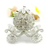 Smyckeslådor Pumpkinvagn Crystal Jeweled Trinket Wedding Ring Novelty Gift For Women Girls 221205