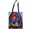 Sacs de soirée femmes sacs à main personnalité sac à bandoulière dessin coloré dames adolescent filles Shopping femme plage